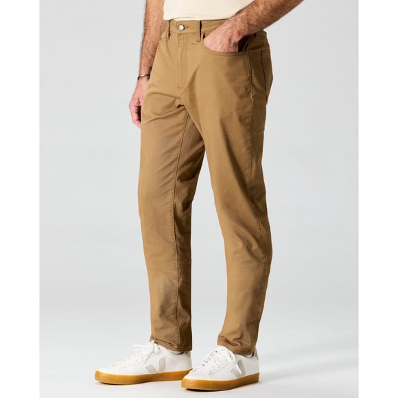 Flint and Tinder 365 5-Pocket Athletic Tapered Fit Pant Size 32x32 Khaki Tan - Picture 1 of 10
